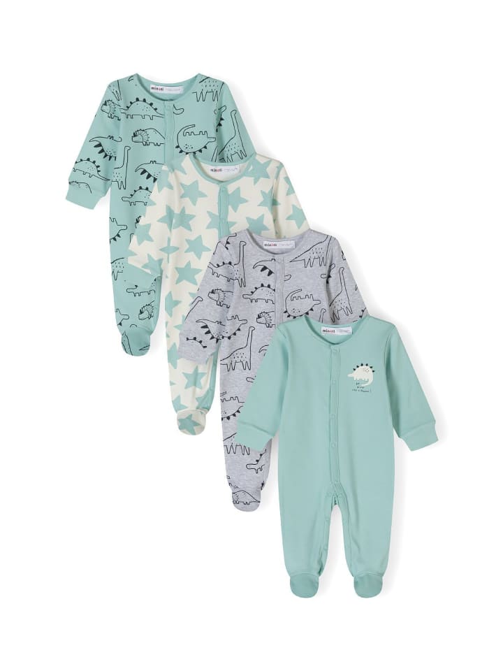 4er. Set: Strampler 24babypack1 in mint