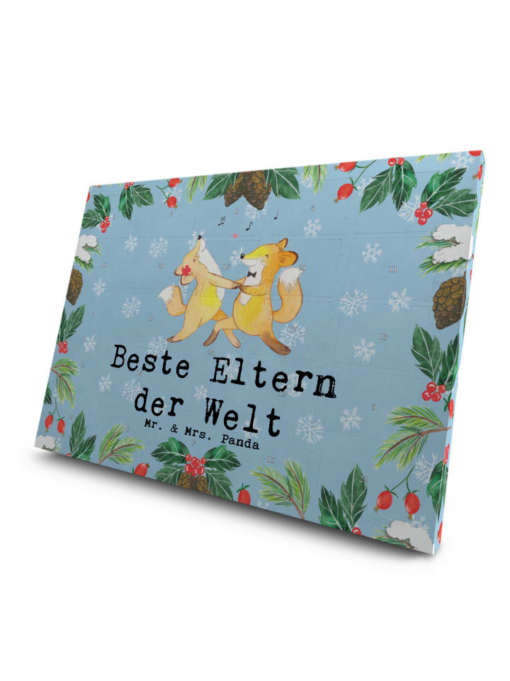 Adventskalender Fuchs Beste Eltern der Welt mit... in Eisblau