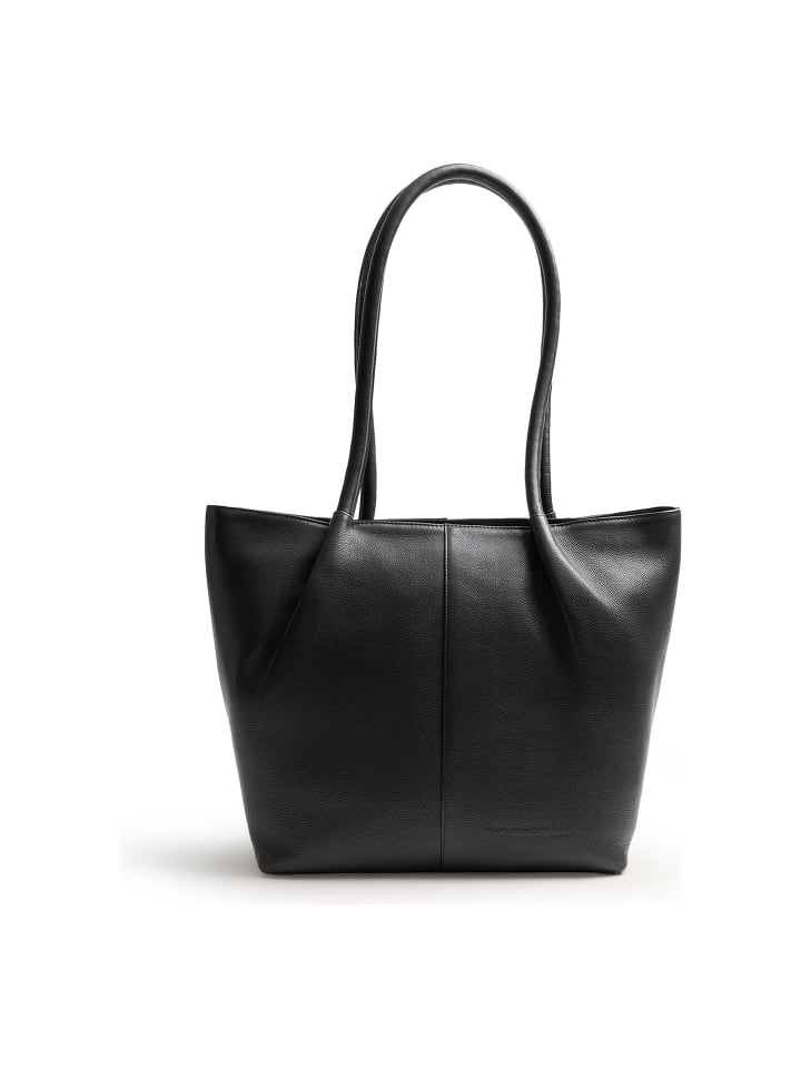 Vespera Shopper Tasche Leder 30.5 cm black