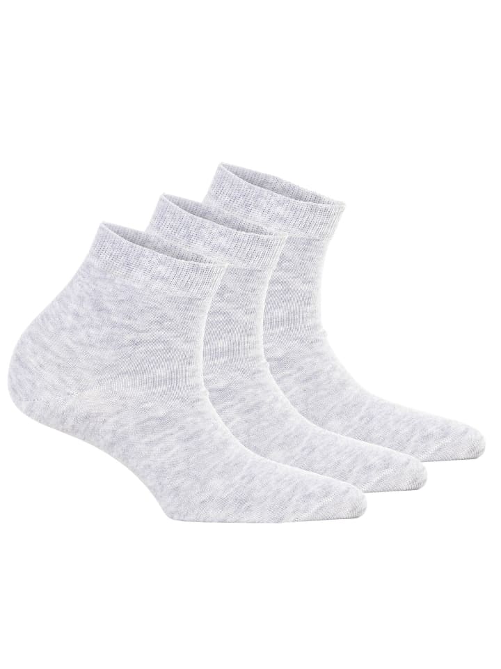 Socken 3er Pack in Grau