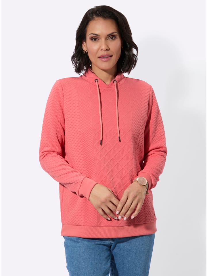 Sweatshirt in flamingo