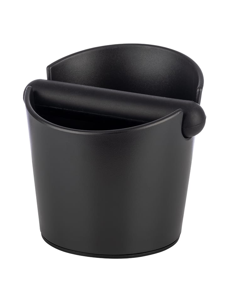 Abklopfbehälter für Kaffeesatz in Schwarz, Maße: 12x12x12,5 cm