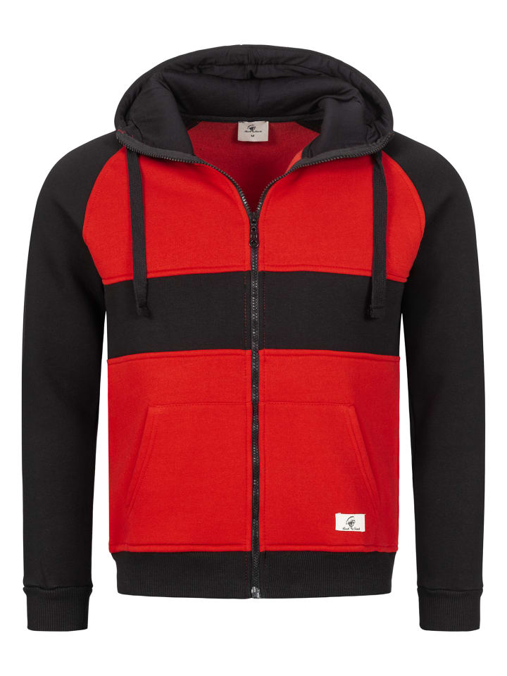 Kapuzenpullover in Rot