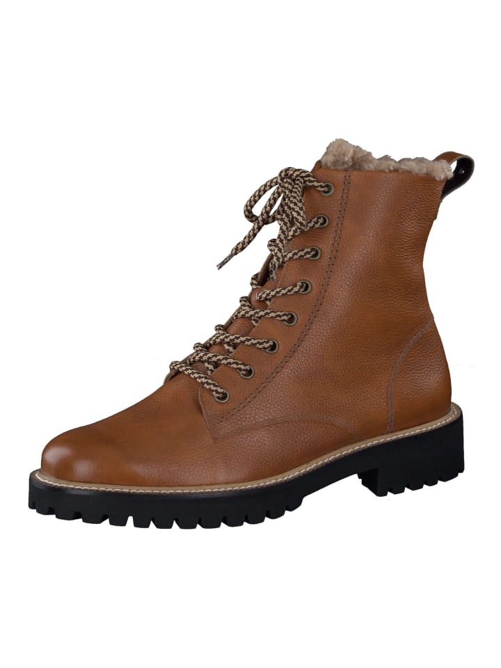 Stiefelette Cognac