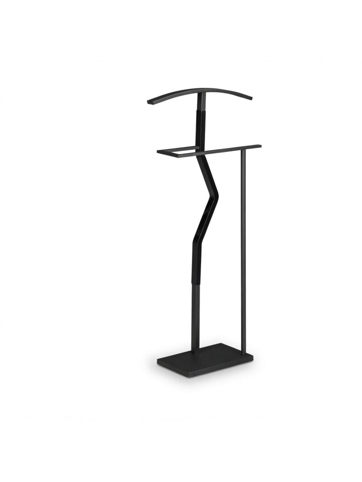 Herrendiener in Schwarz - (B)48 x (H)107 x (T)20 cm