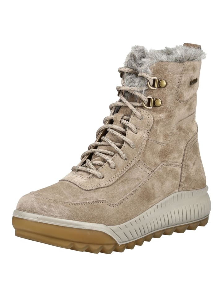 Stiefelette Beige