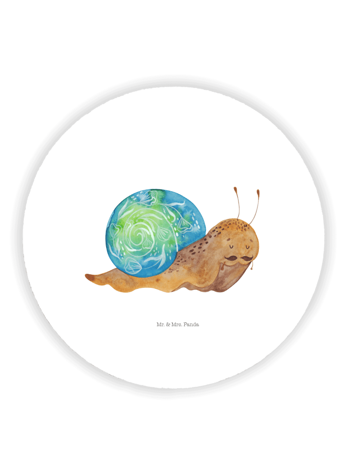 Magnet Schnecke Sir ohne Spruch in Weiß
