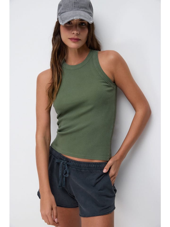 Blouse in Khaki