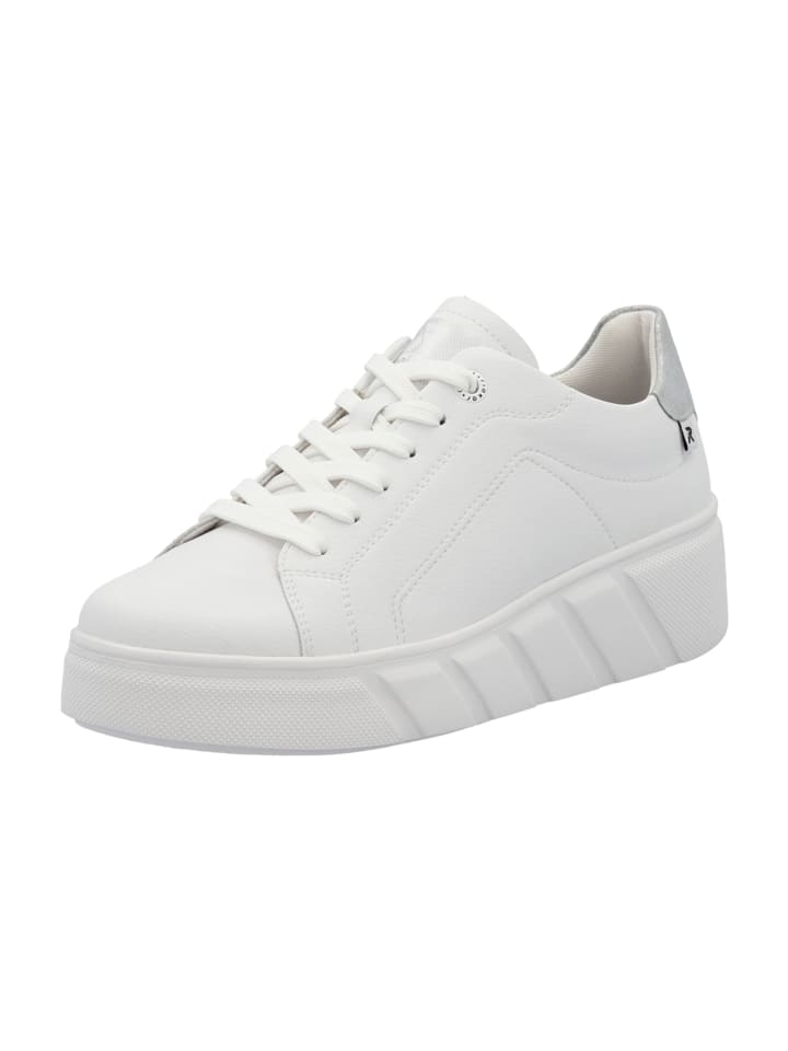 Sportliche Schnürschuhe in Weiß