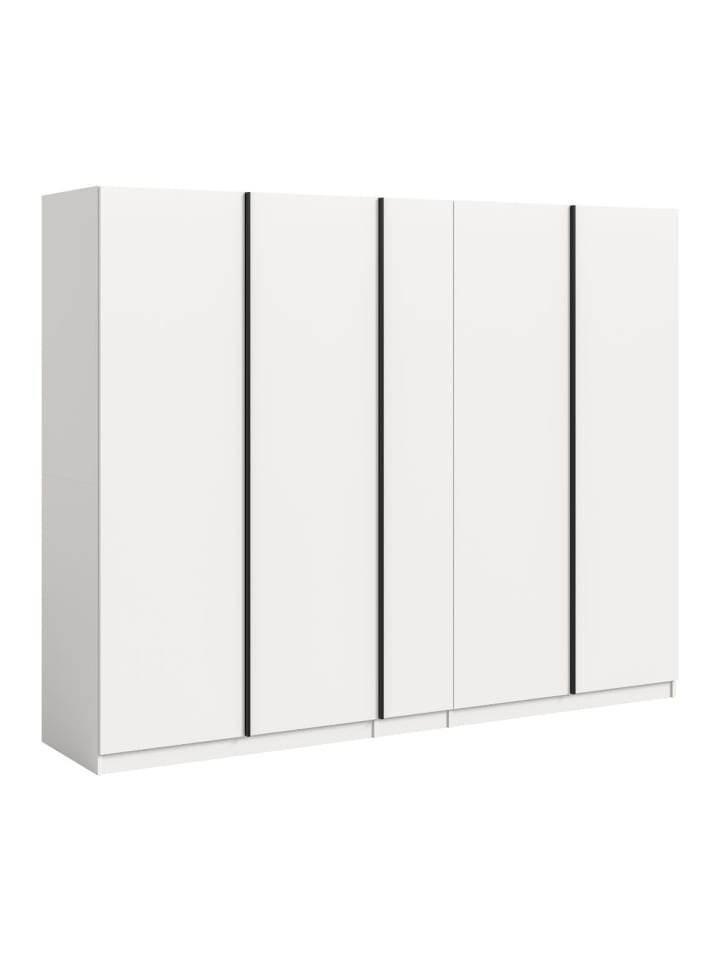 Kleiderschrank Oakland Weiß 230 x 53 cm