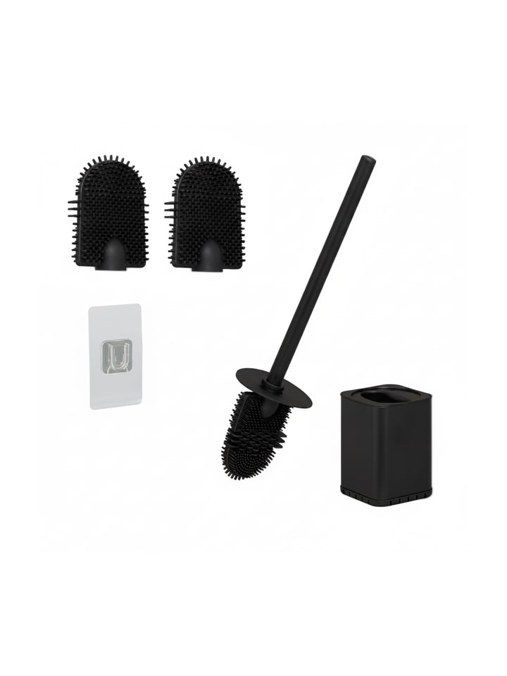 Toilettenbürste in Schwarz - (B)9,5 x (H)40 x (T)10 cm