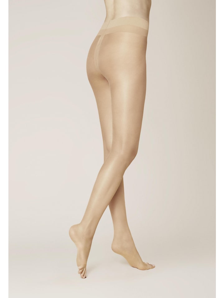 Feinstrumpfhose Fresh Up 10 Toeless kühlend in Cashmere