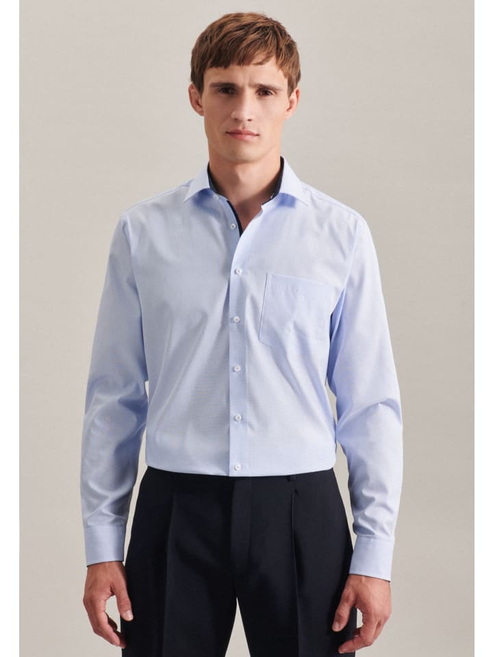 Business Hemd Regular in Hellblau