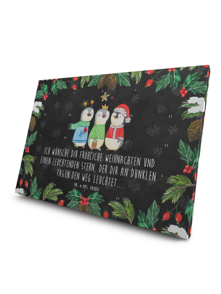 Advents-Teekalender Winterzeit Heilige drei Kön... in Kreidetafel