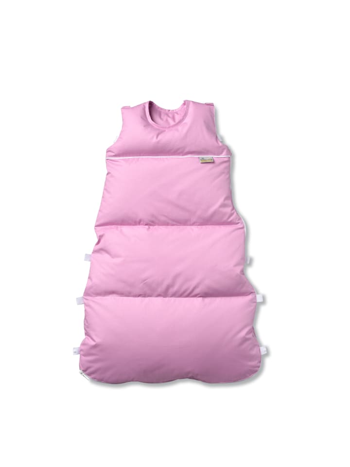 Ganzjahres-Kinder Daunen Schlafsack Rosé