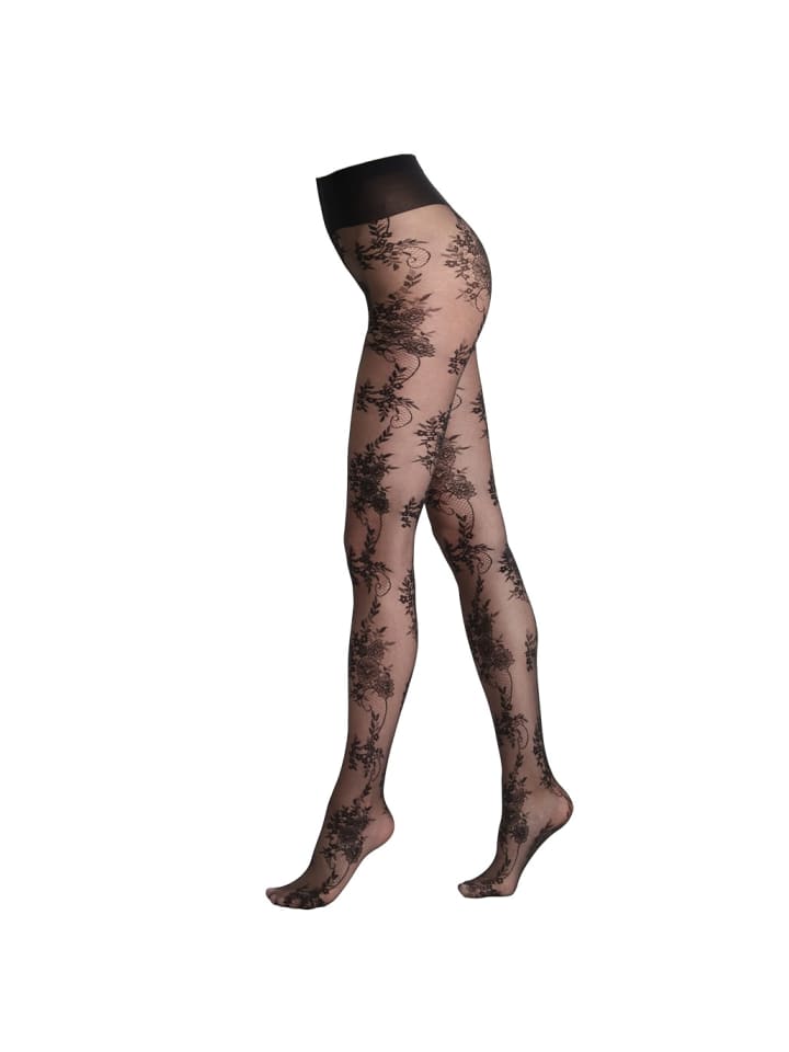 Strumpfhose LACELIKE in black