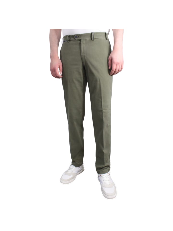 HILTL H-Hose Baumwolle lang in Olive
