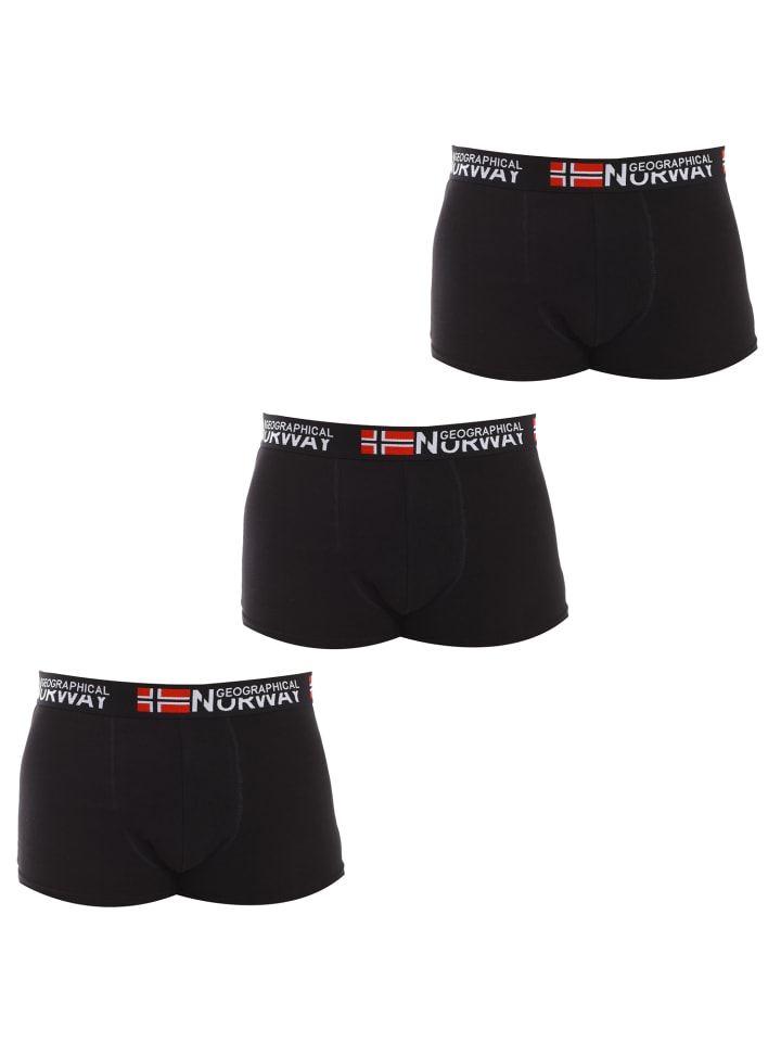 3er-Set: Boxershorts in Black