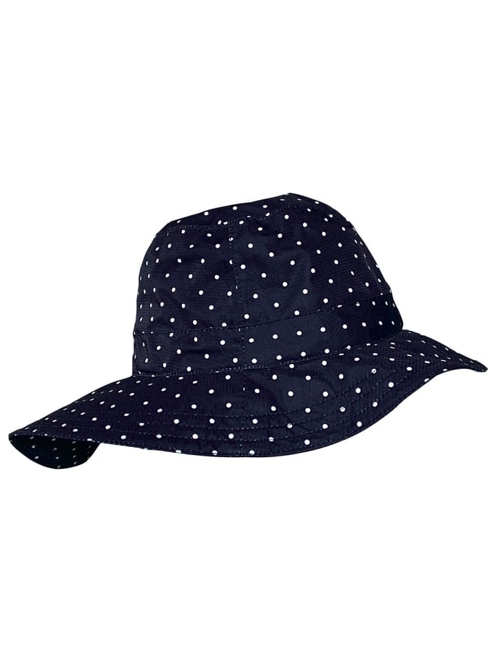 Südwester "RÜGEN" in Marineblau/Punkte