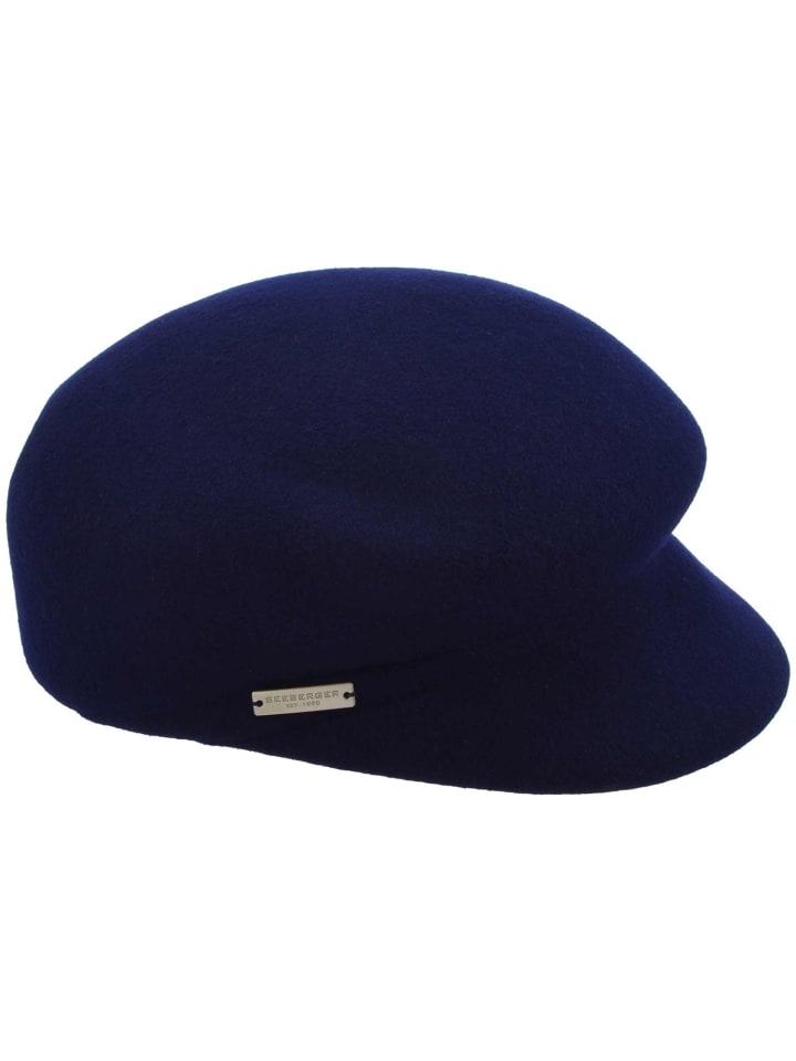 Filzhut in blau