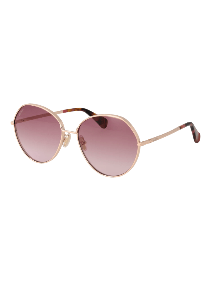 Damen Sonnenbrillen Rund Roségold