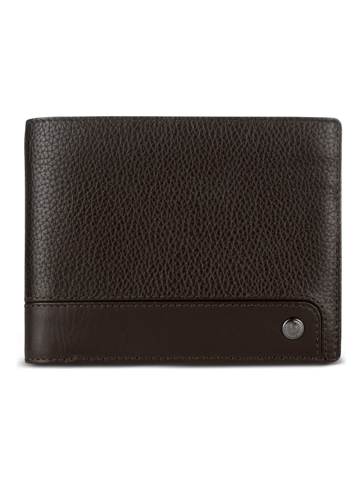 Due Geldbörse RFID Schutz Leder 11.5 cm braun