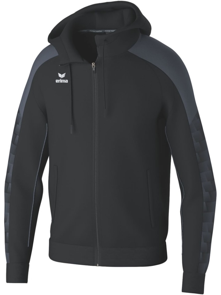 Trainingsjacke "Evo Star Trainingsjacke Mit Kapuze" in Schwarz