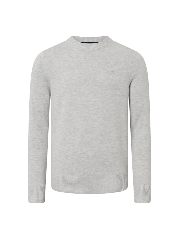 Strickpullover in Hellgrau