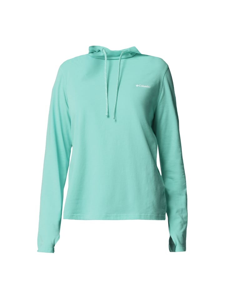 Sun Trek™ LS Hoodie in Hellblau