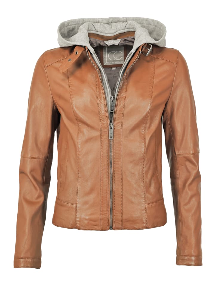 Lederjacke 31021120 in cognac