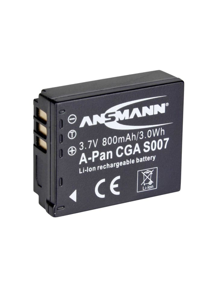 Batterie A-Pan CGA S007 in Schwarz