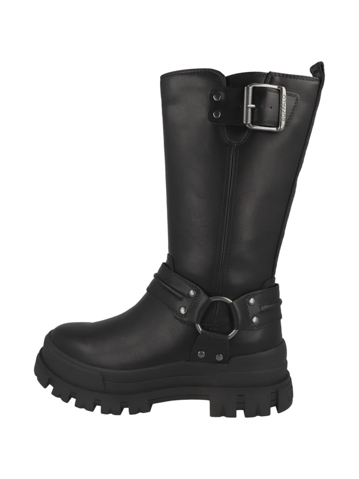 Boots Aspha Biker in schwarz