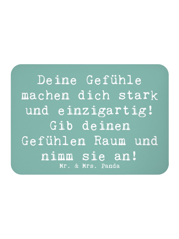 magnet Spruch Emotionen ausdrücken mit Spruch in Meeresbrise