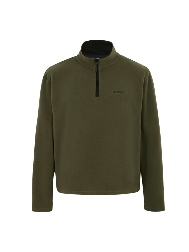 Halfzip Thompson in Oliv