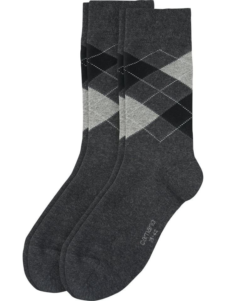 Socken 2 Paar in anthrazit