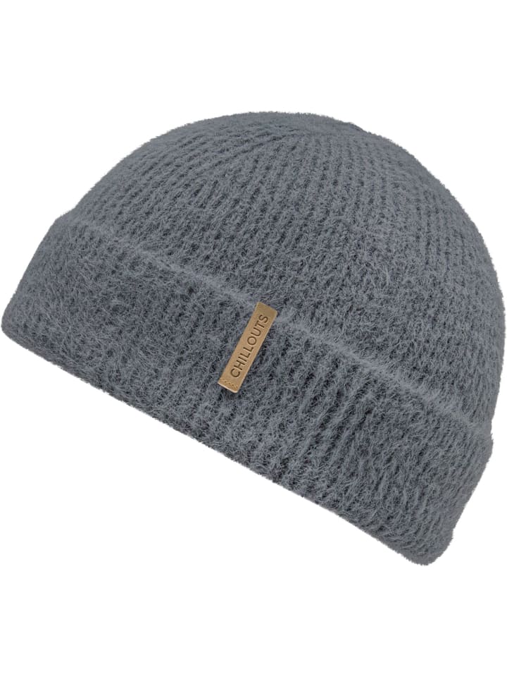Strickmütze in grau