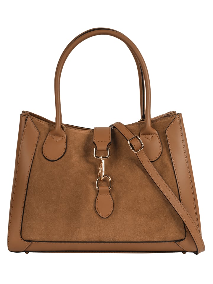 Shopper echt Leder in cognac