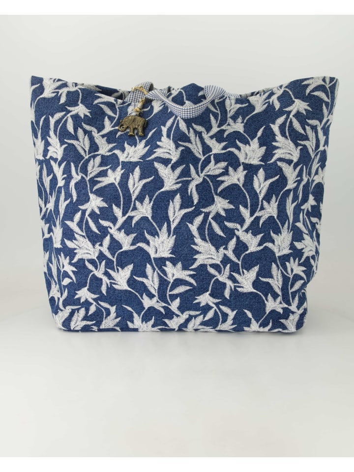 Shopper in Blau
