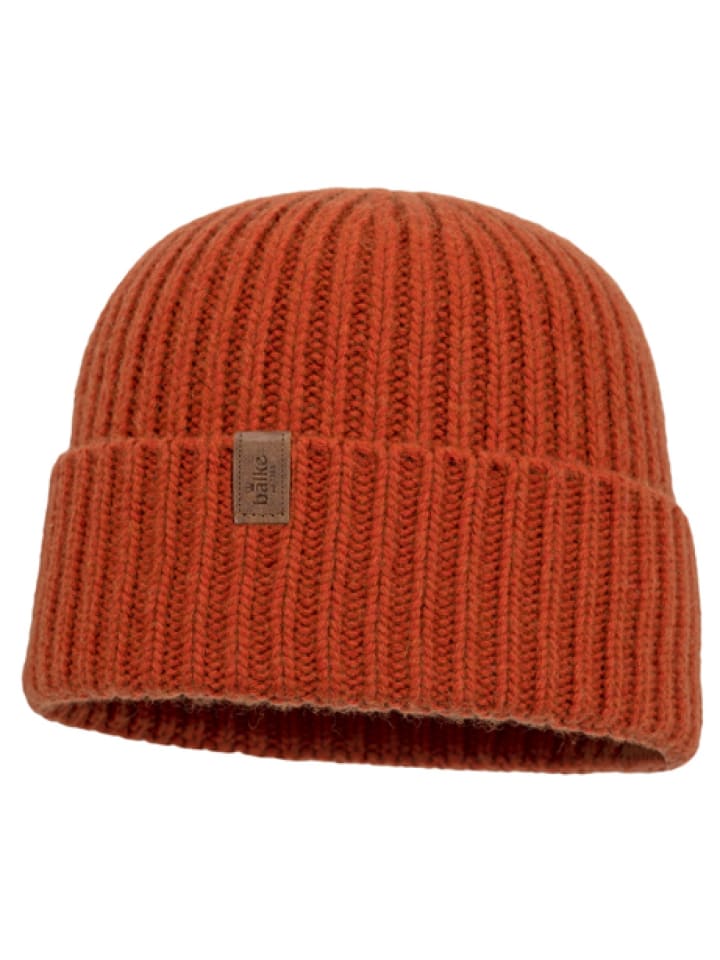 Strickmütze in rot