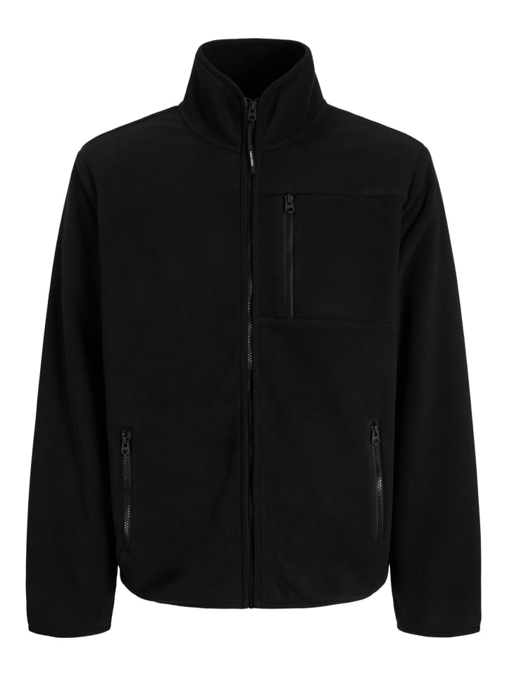 Fleece Gilet in Black