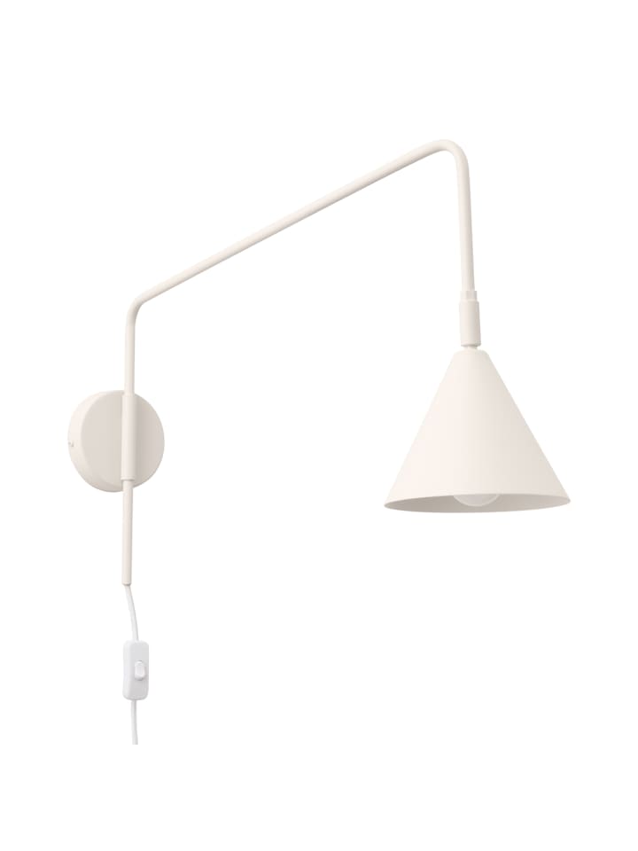 Wandlampe ZYLO 1 beige H 30 cm