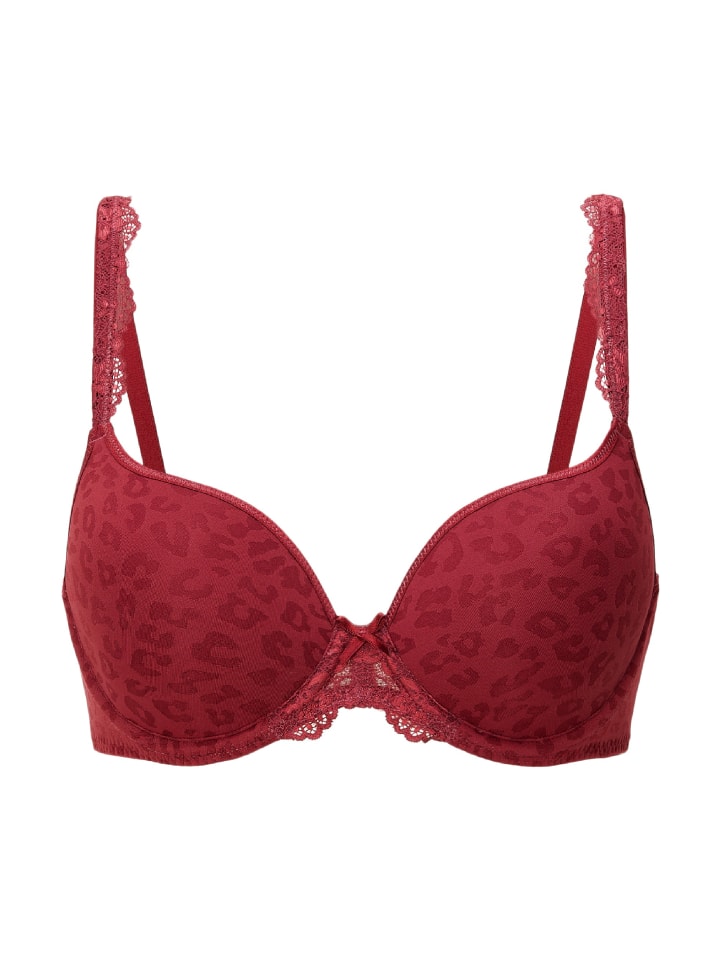 DAILY T-Shirt BH Ruby wine jacquard