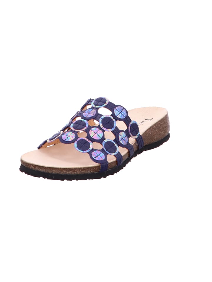 Schnürschuh in blau