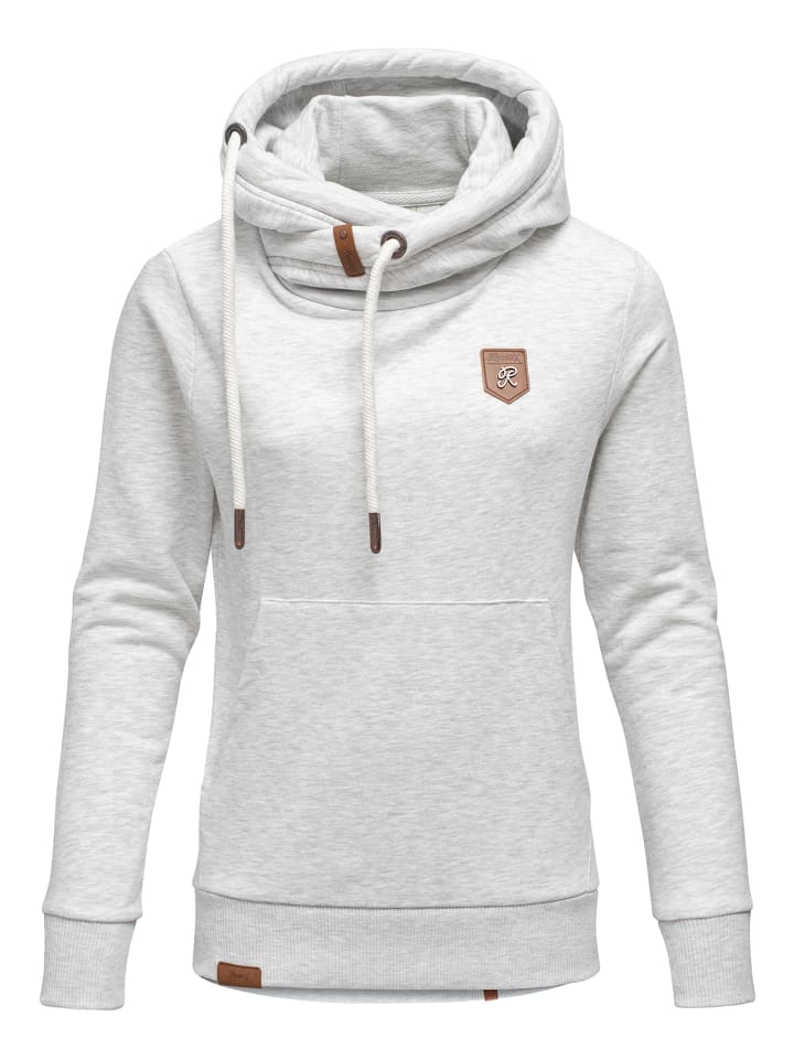 Kapuzenpullover AVERY in Hellgrau Melange