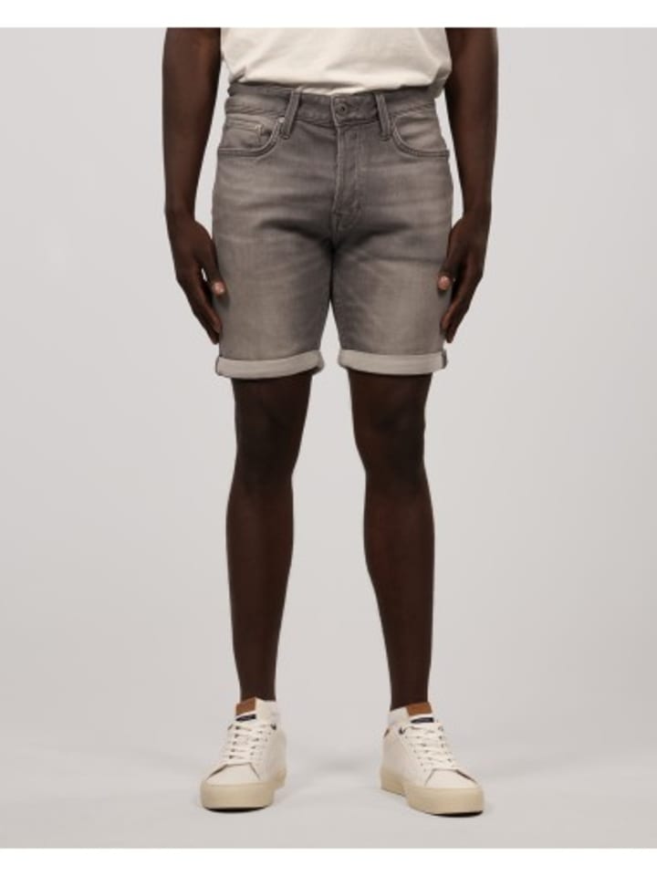 Jeansshorts in Grau