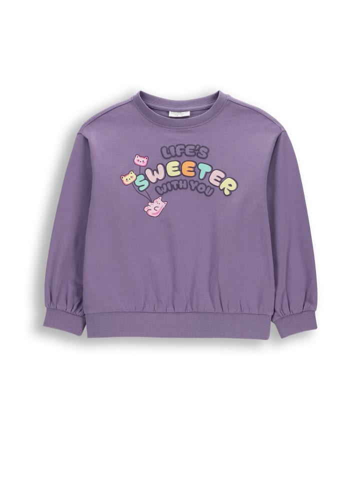 Langarmshirt in violett
