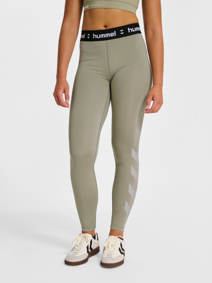 Leggings Hmlpulse Damen in SEAGRASS