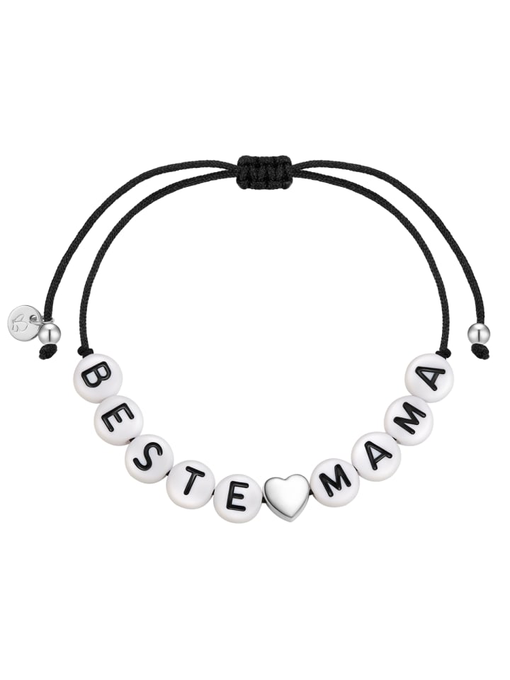 Armband Herz/BESTE MAMA aus Sterling Silber in silber