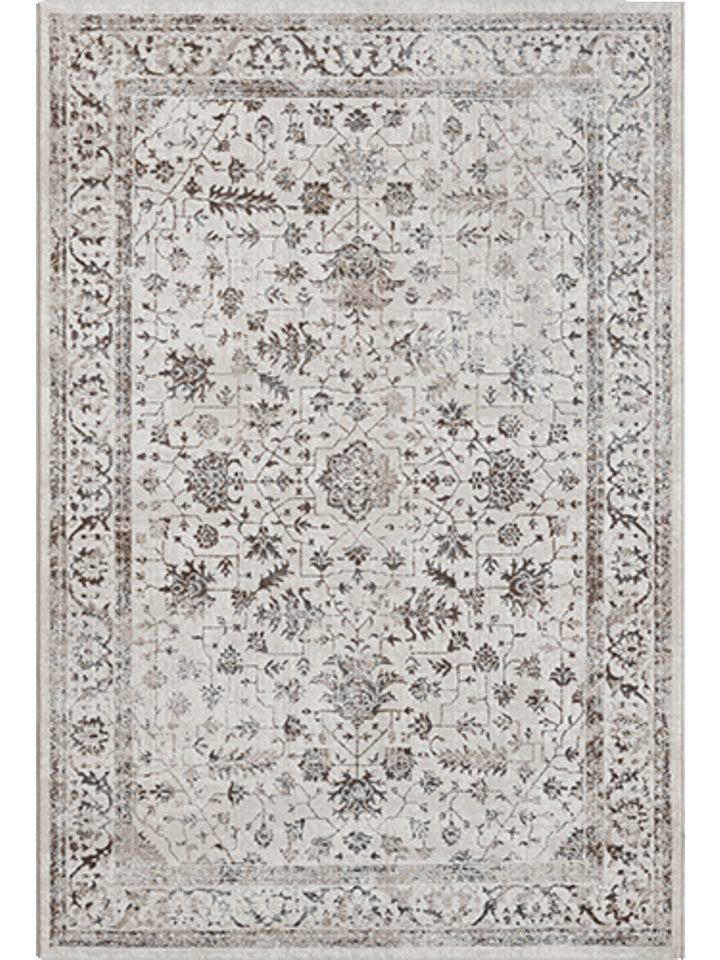 Kurzflorteppich Mila F in Creme