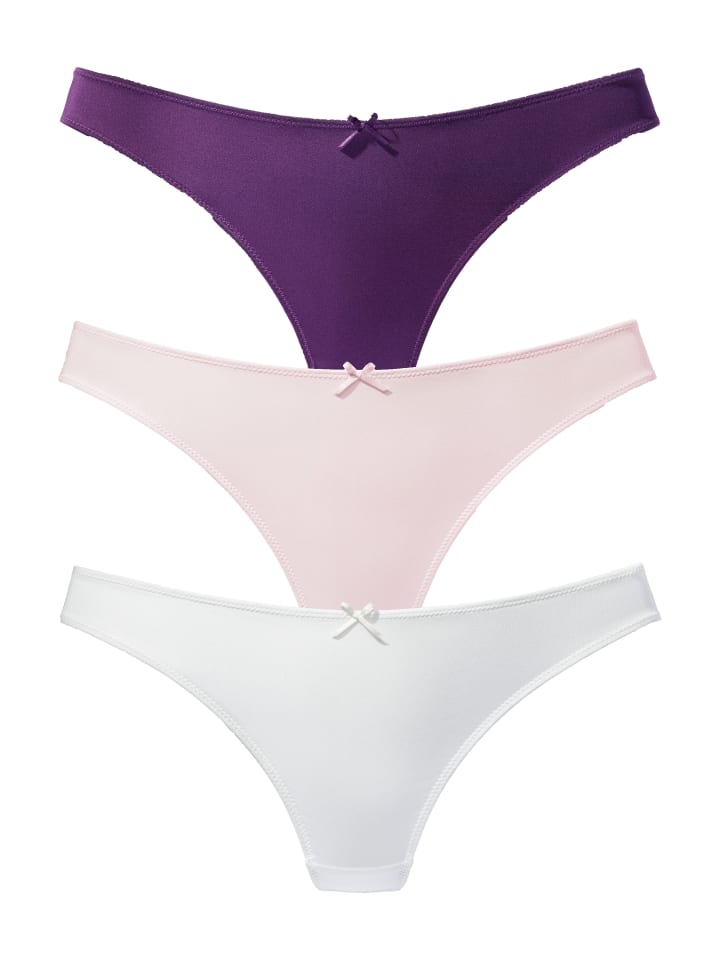 String in lila + flieder + creme